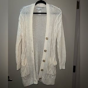 American eagle long knitted cardigan size s